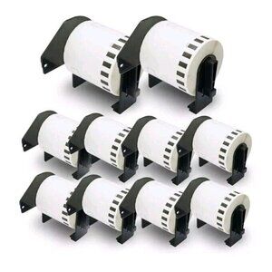 Betckey Premium Labels For Brother QL Label Printer  2212 2.4in X 50ft 10 Rolls